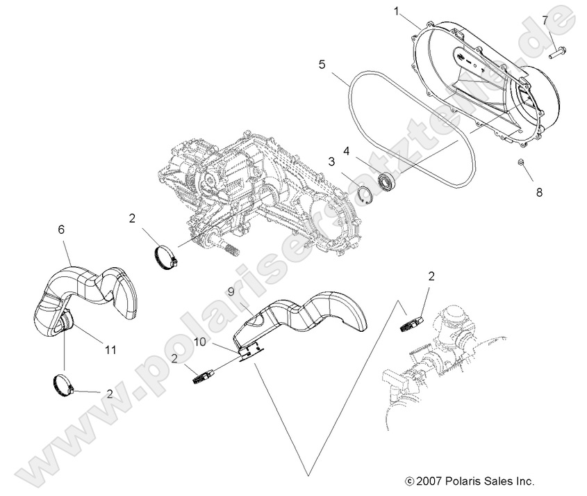 BODY, CLUTCH COVER BODY, CLUTCH COVER