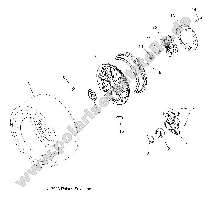 Wheels, Rear and Hub Wheels, Rear and Hub