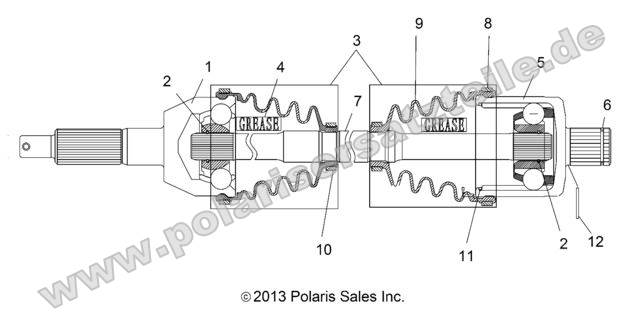 Drive Train, Rear Drive Shaft