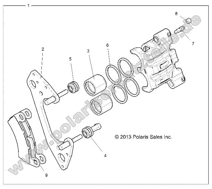 Brakes, Front Caliper Brakes, Front Caliper