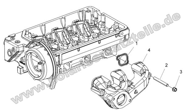 Engine, Exhaust Manifold Engine, Exhaust Manifold