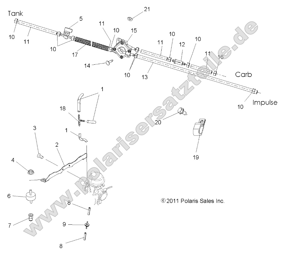 Engine, Carburetor Mounting and Fuel Lines Engine, Carburetor Mounting and Fuel Lines