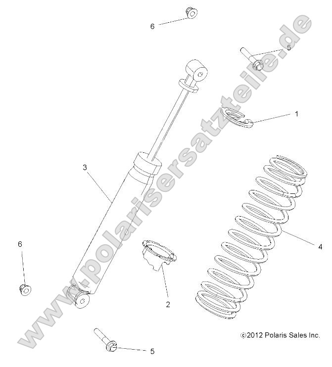 Suspension, Rear Shock Suspension, Rear Shock