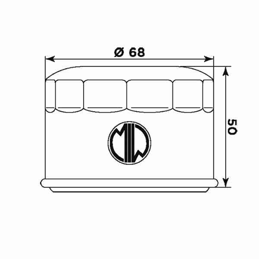 Meiwa Ölfilter MIW Y4011 - Kymco / Yamaha