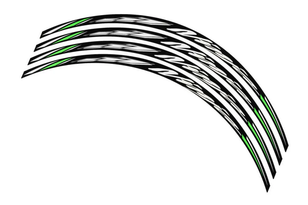 PUIG FELGENBÄNDER X4 NINJA C/WEISS - 5128B