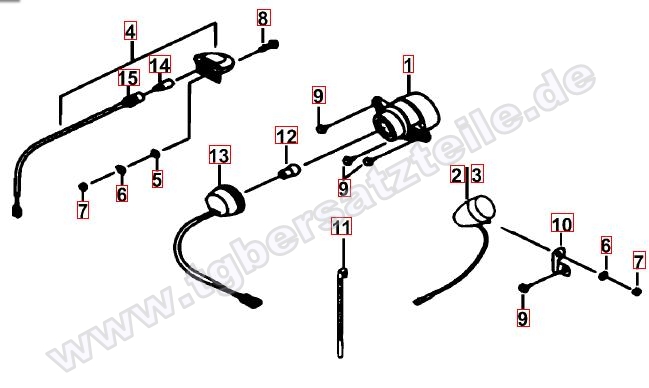 Rücklicht - Blinker hinten