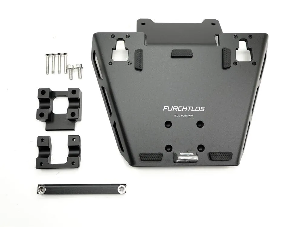 Furchtlos RANGER Topcase Montageplatte schwarz - BMW F850 GS / F900 GS / R1200 GS / R1250 GS