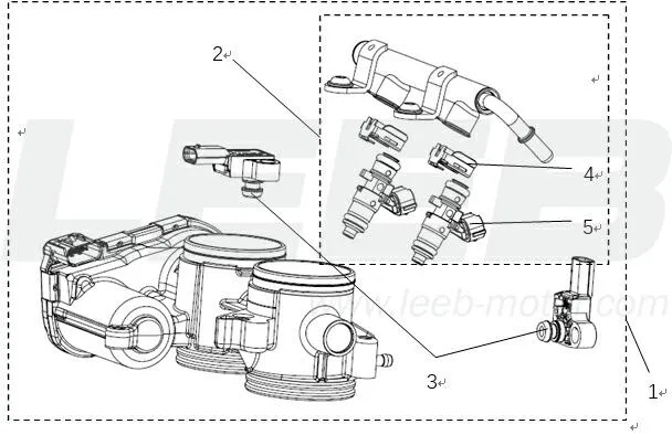 Drosselklappe / Einspritzdüse 