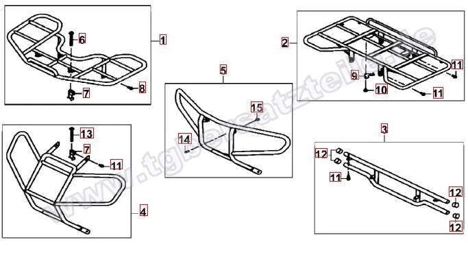 Gepäckträger vo. und hi.