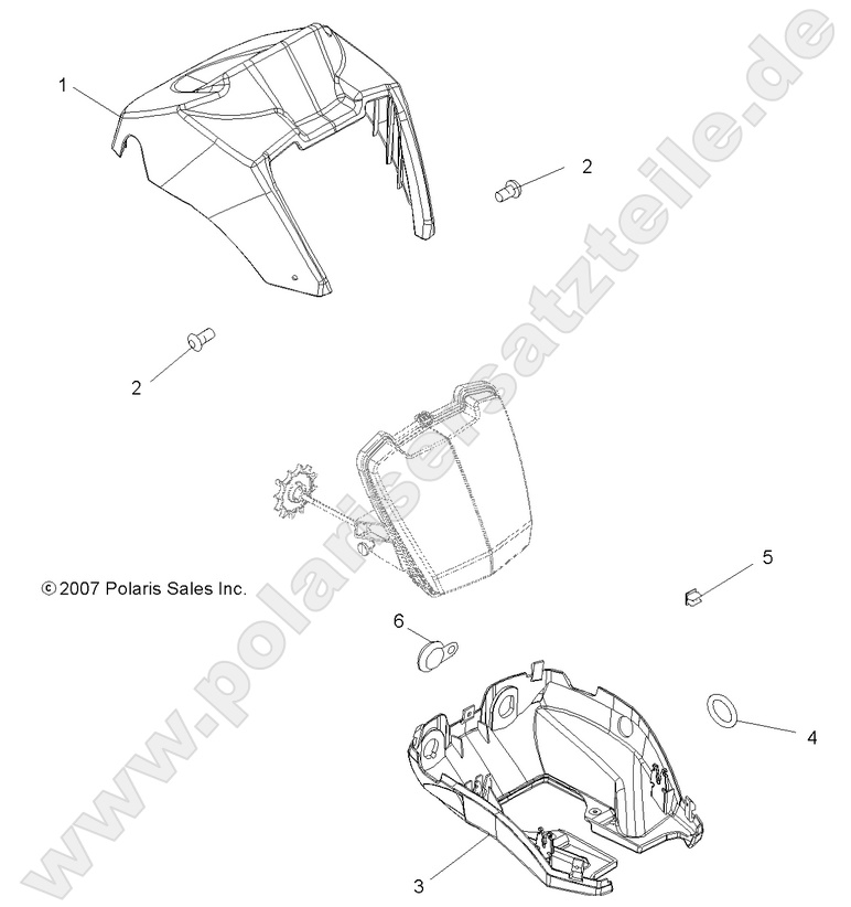 BODY, HEADLIGHT POD BODY, HEADLIGHT POD
