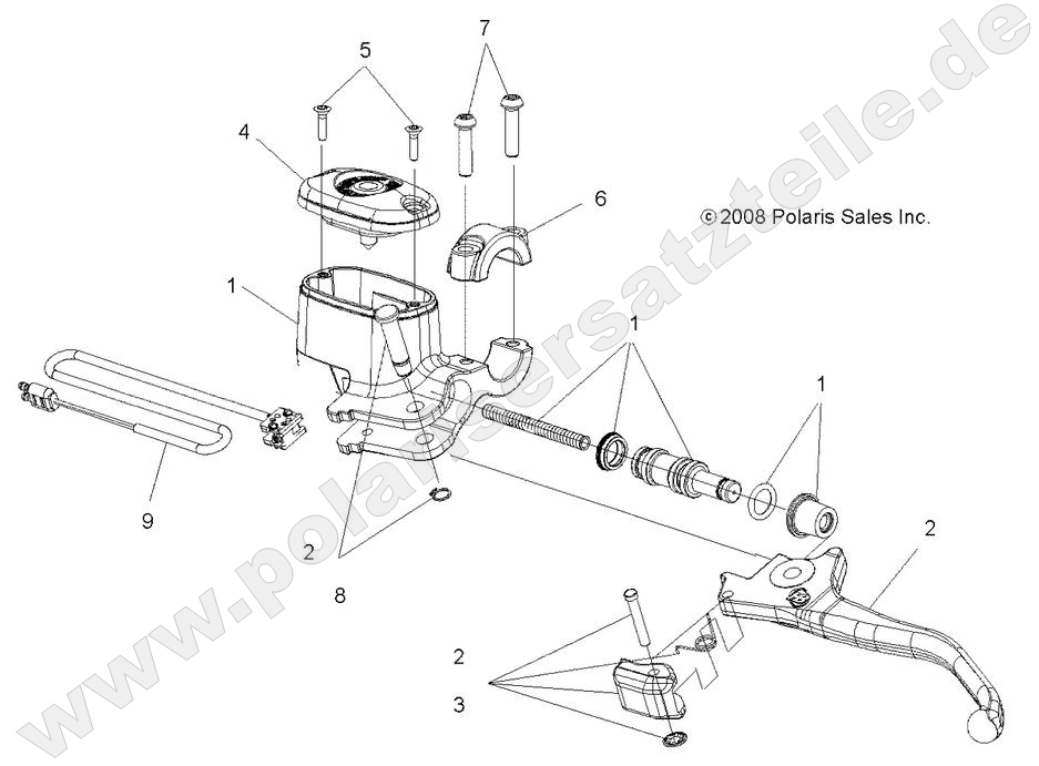 BRAKES, FRONT BRAKE LEVER and MASTER CYLINDER BRAKES, FRONT BRAKE LEVER and MASTER CYLINDER