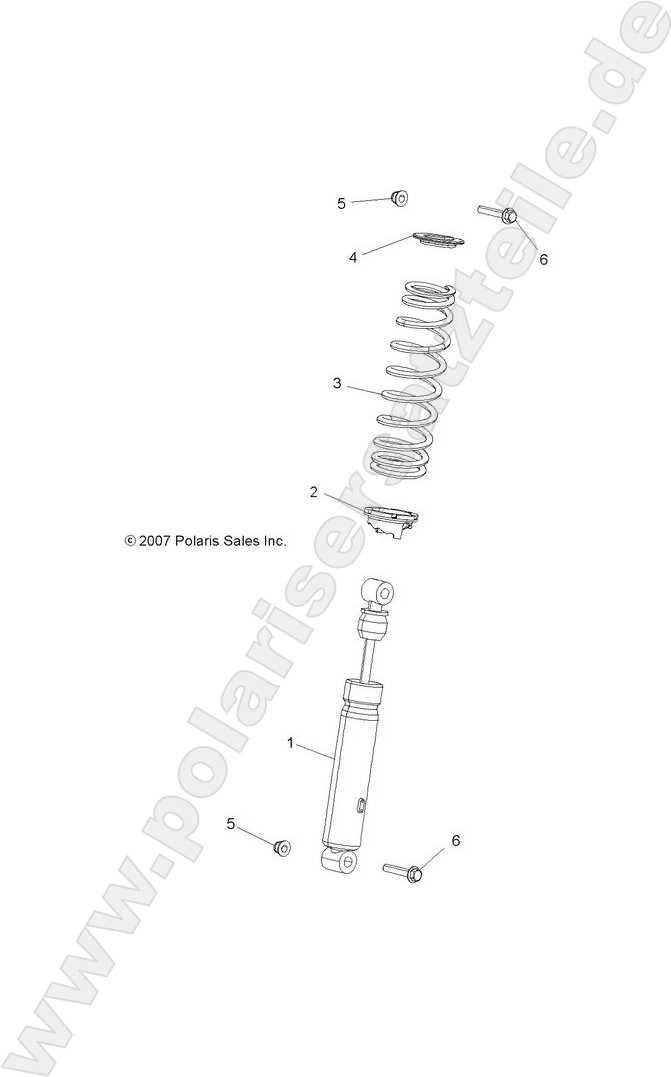 SUSPENSION, SHOCK, FRONT