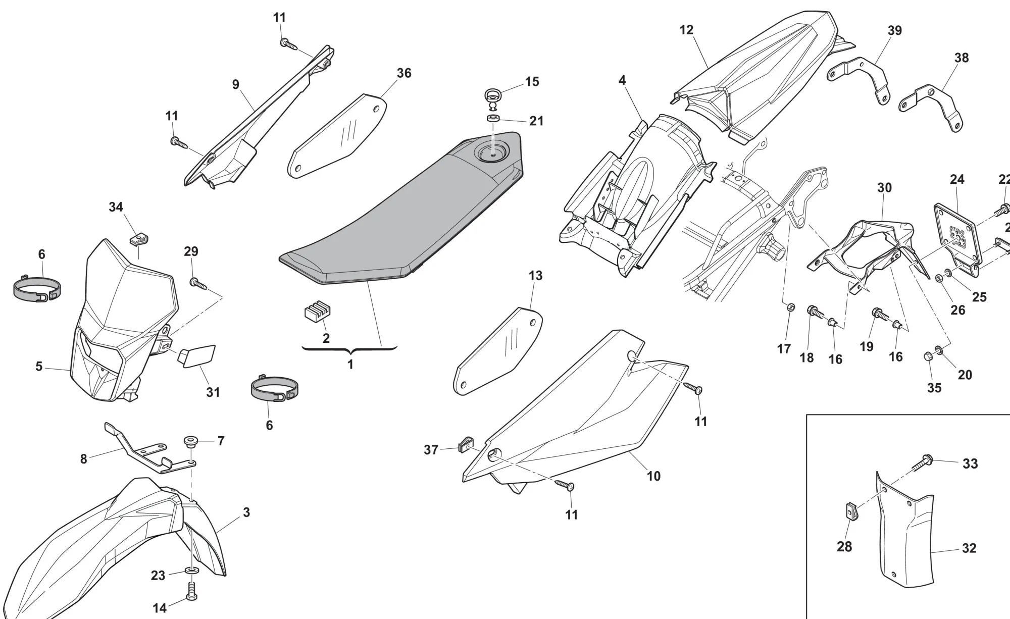 Verkleidung / Sitzbank Verkleidung / Sitzbank