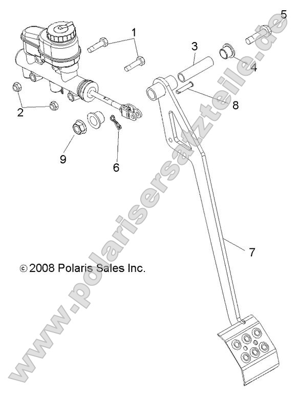 Brakes, Pedal and Master Cylinder Mounting