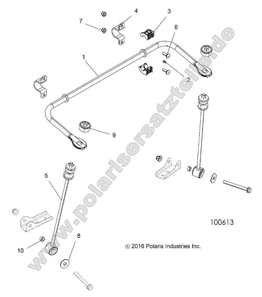 Suspension, Stabilizer Bar, Rear Suspension, Stabilizer Bar, Rear