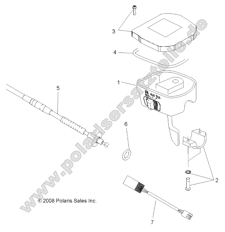 Steering, Controls, Throttle Asm. and Cable Steering, Controls, Throttle Asm. and Cable