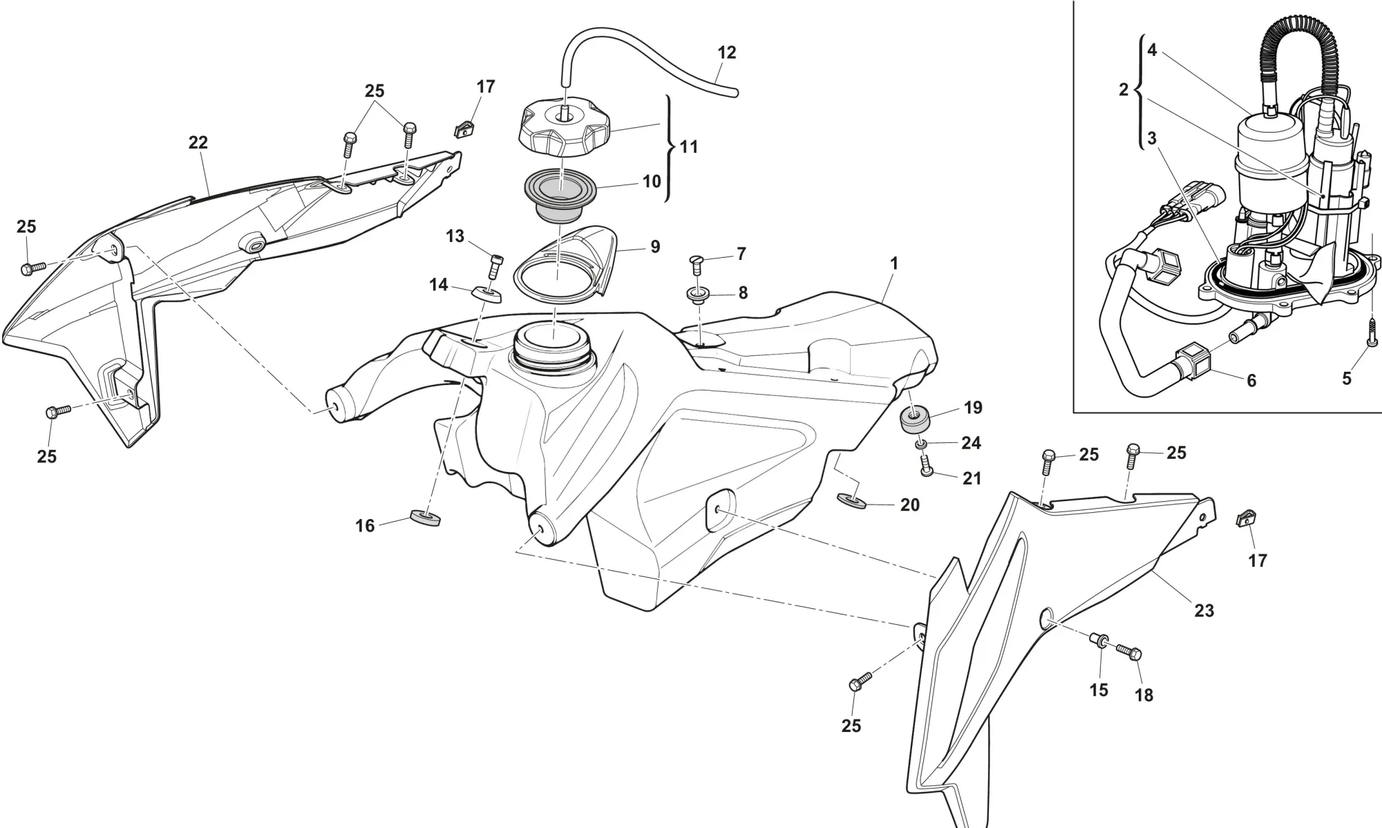 Kraftstofftank RS 300 / 500