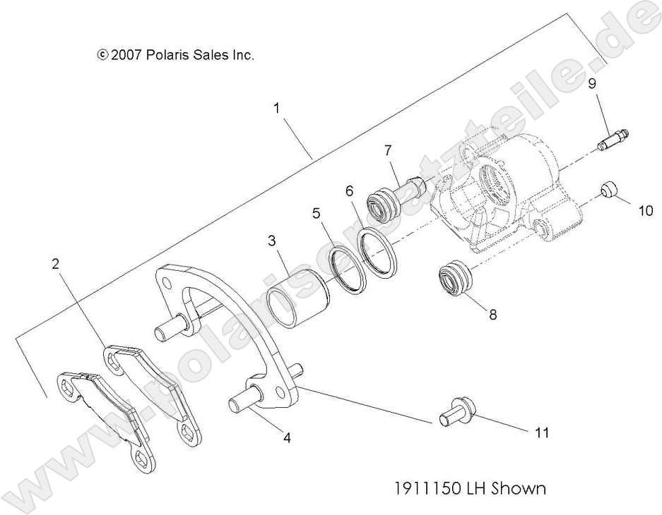 BRAKES, FRONT CALIPER BRAKES, FRONT CALIPER