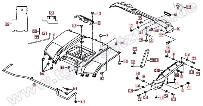 Heckverkleidung Heckverkleidung