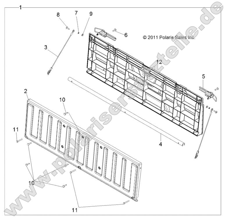 Body, Tailgate Asm. Body, Tailgate Asm.