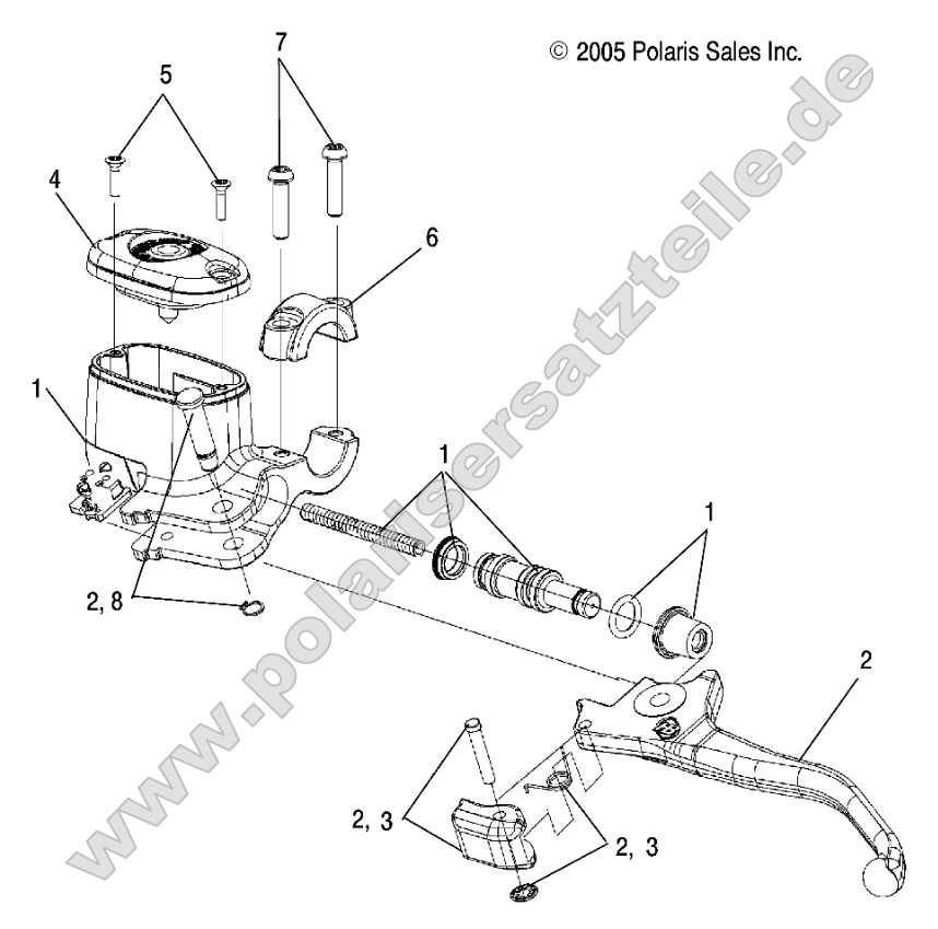 Bakes, Front Brake Lever and Master Cylinder Bakes, Front Brake Lever and Master Cylinder