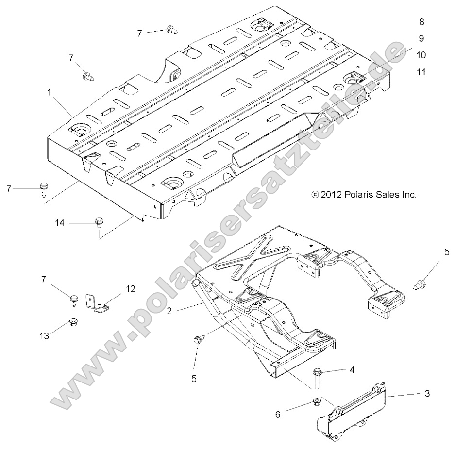 Body, Rear Rack and Brushguards Body, Rear Rack and Brushguards