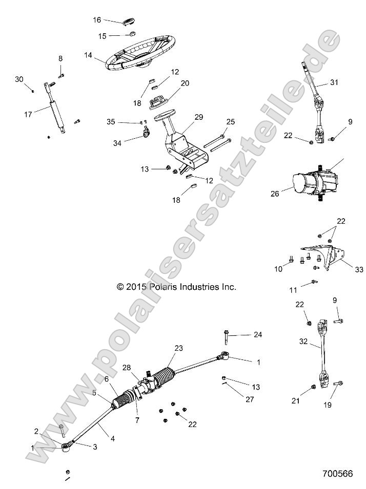 Steering, Steering Asm.