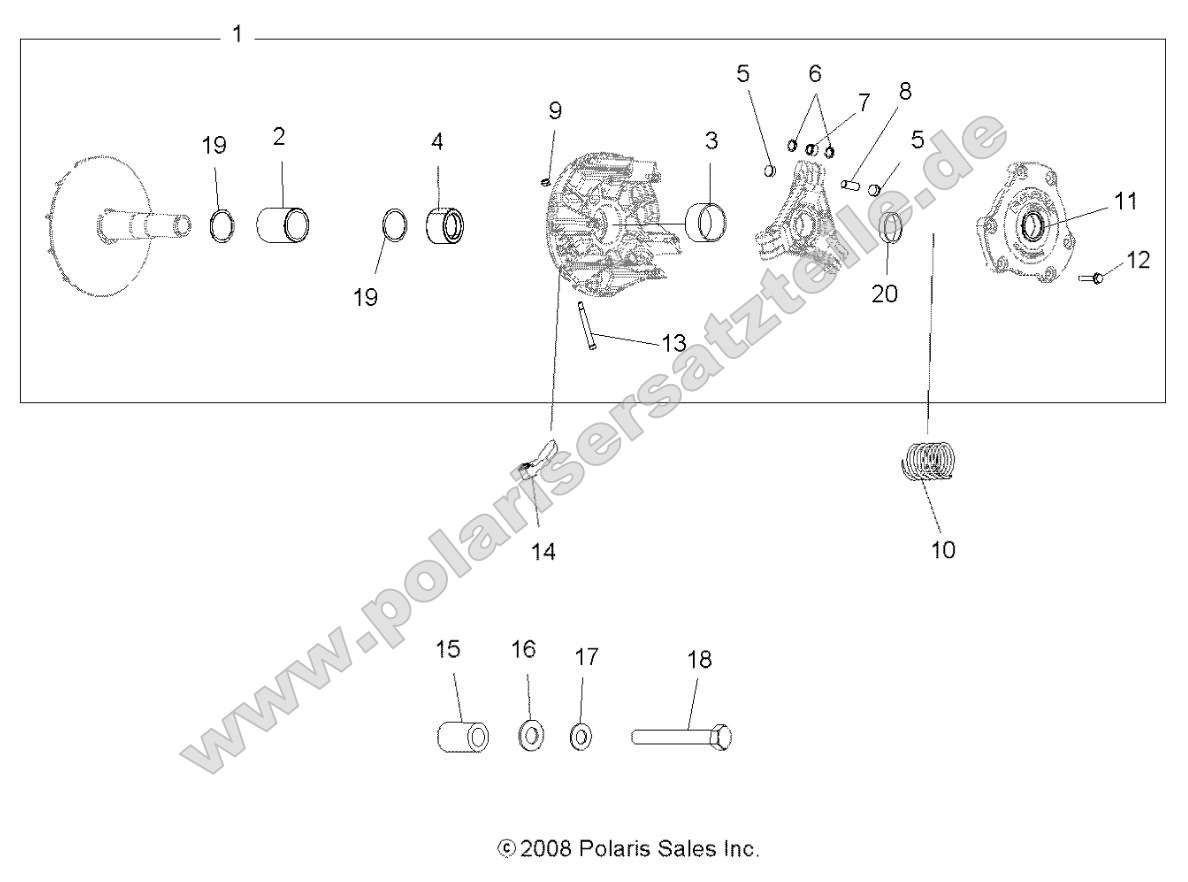 Drive Train, Primary Clutch