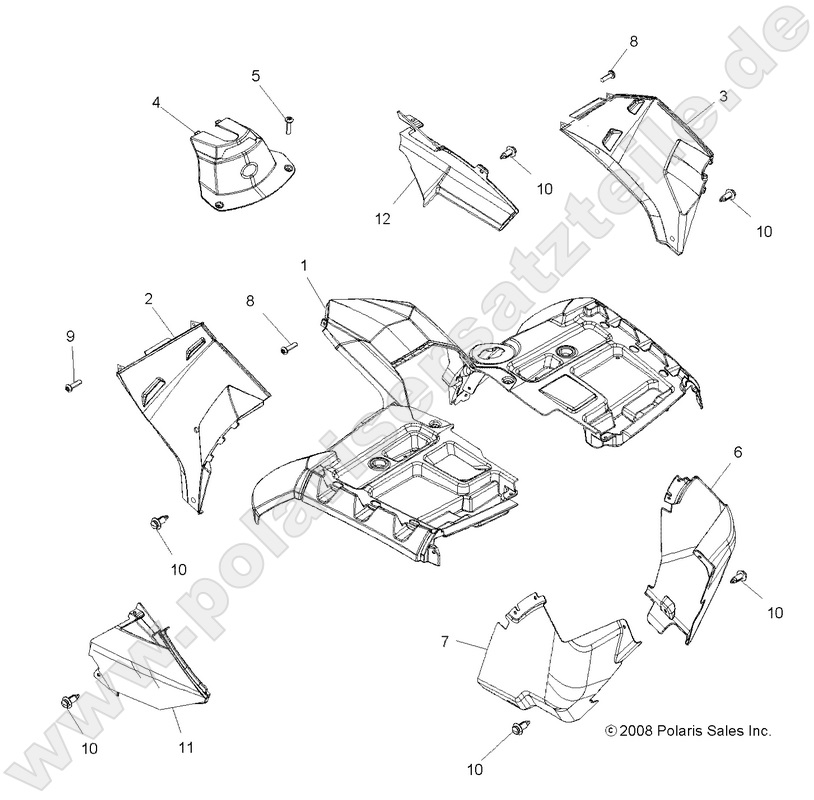 BODY, FRONT CAB BODY, FRONT CAB