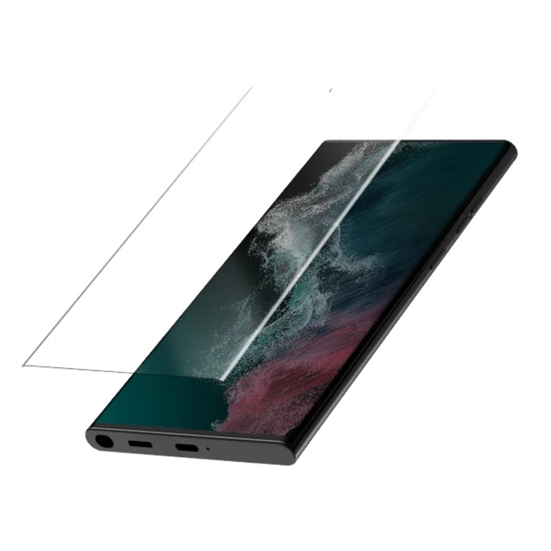 10046-1 Quad Lock TPU Folie Displayschutzfolie für Samsung Galaxy S22 Ultra
