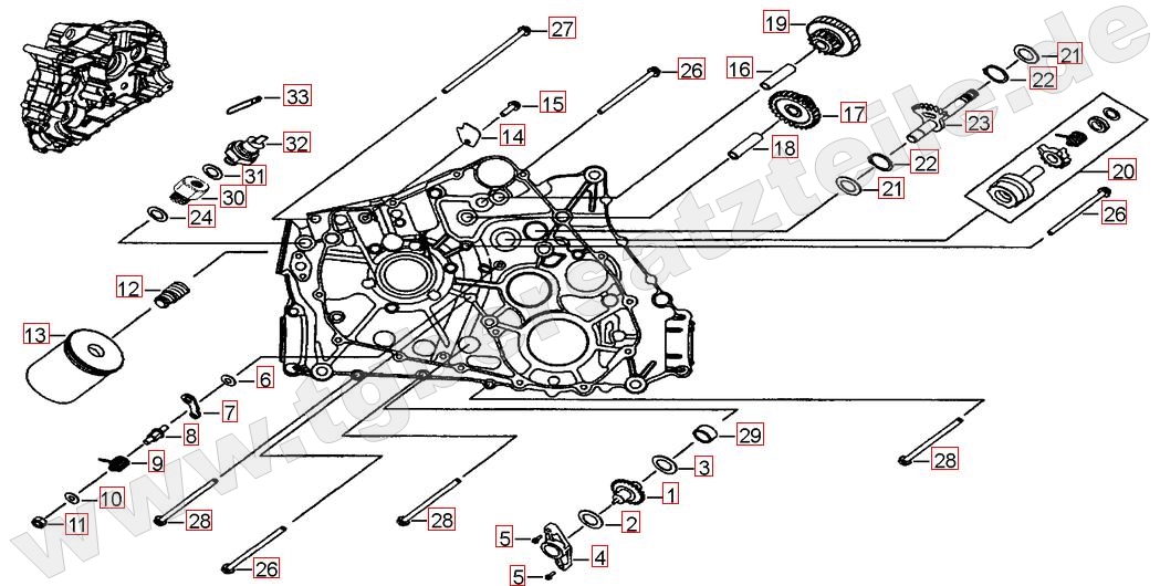 Motorgehäuse links (1)