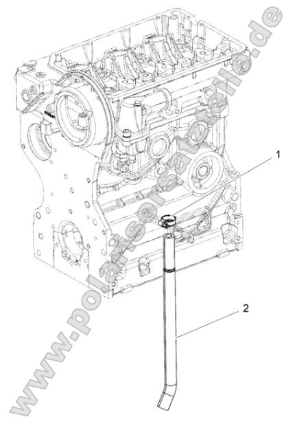Engine, Water Blow by Hose Engine, Water Blow by Hose