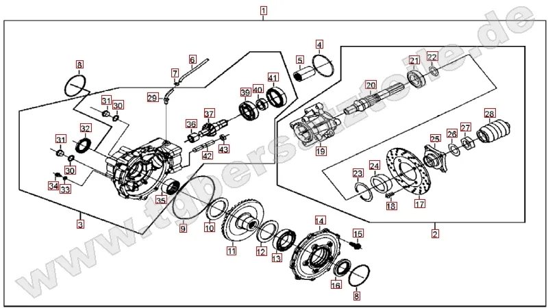 Differenzial hinten Differenzial hinten