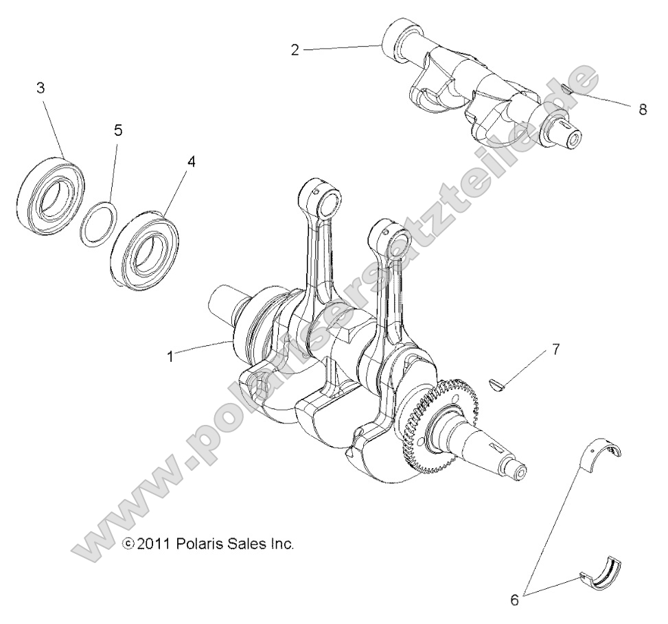 Engine, Crankshaft and Balance Shaft Engine, Crankshaft and Balance Shaft