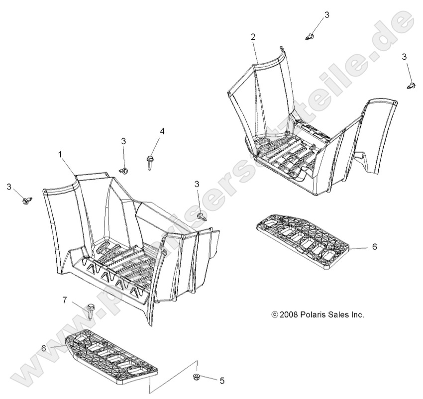BODY, FOOTWELLS BODY, FOOTWELLS