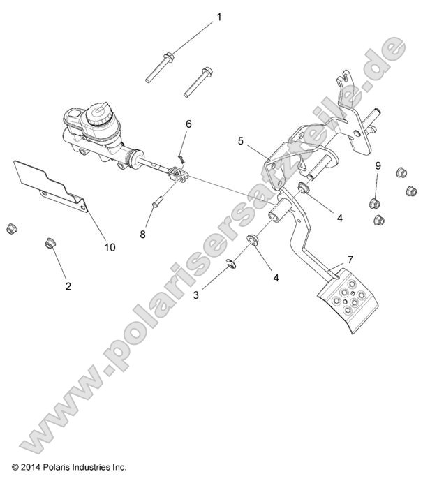 Brakes, Pedal and Master Cylinder Mounting Brakes, Pedal and Master Cylinder Mounting