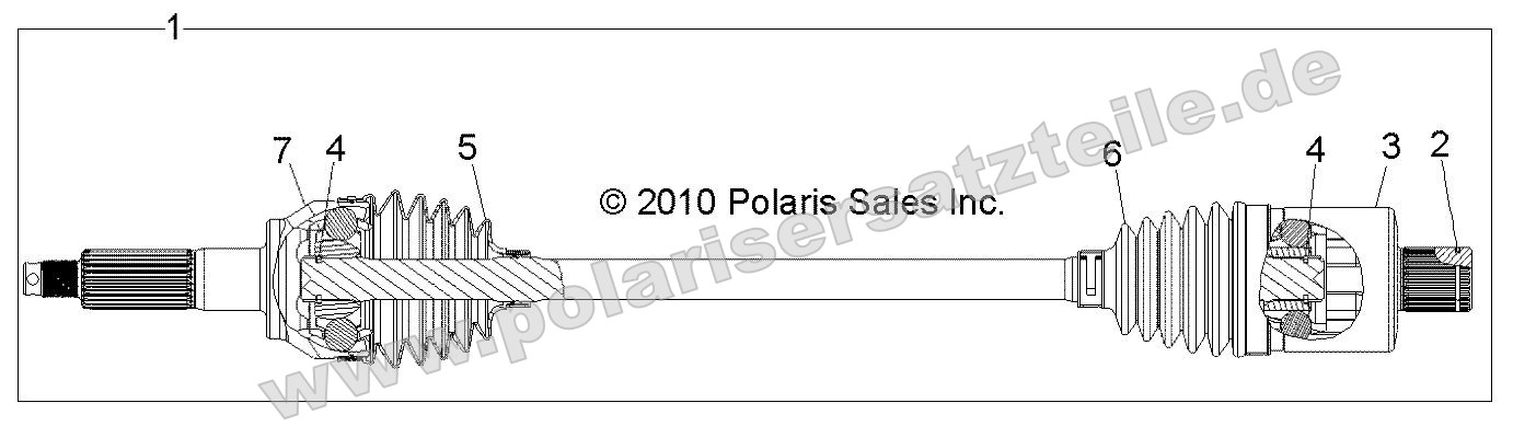 Drive Train, Rear Drive Shaft Drive Train, Rear Drive Shaft
