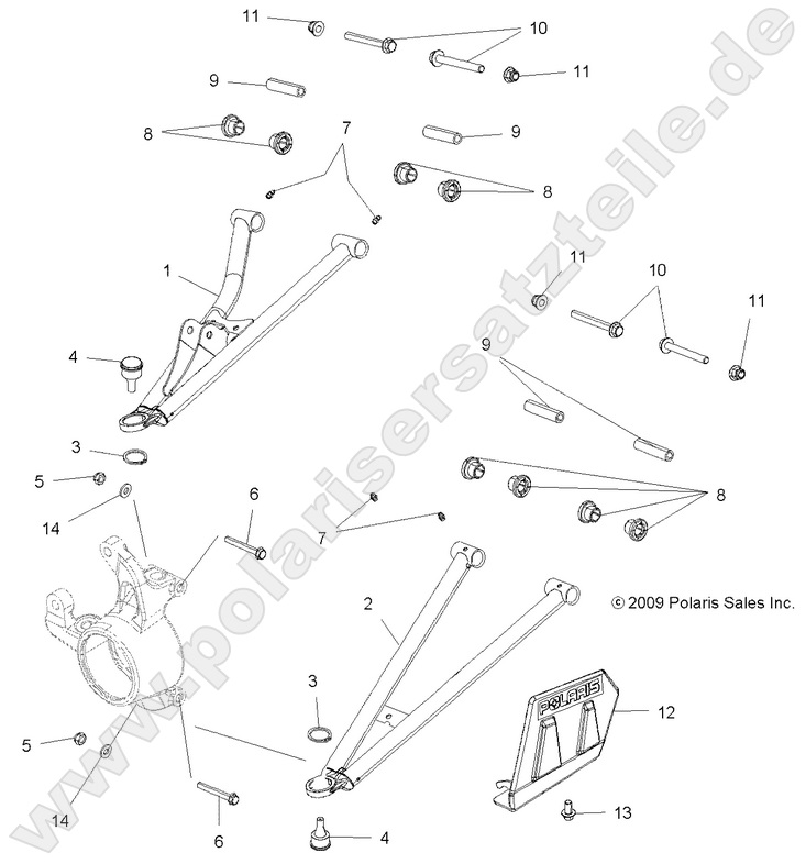 SUSPENSION, FRONT A-ARMS SUSPENSION, FRONT A-ARMS