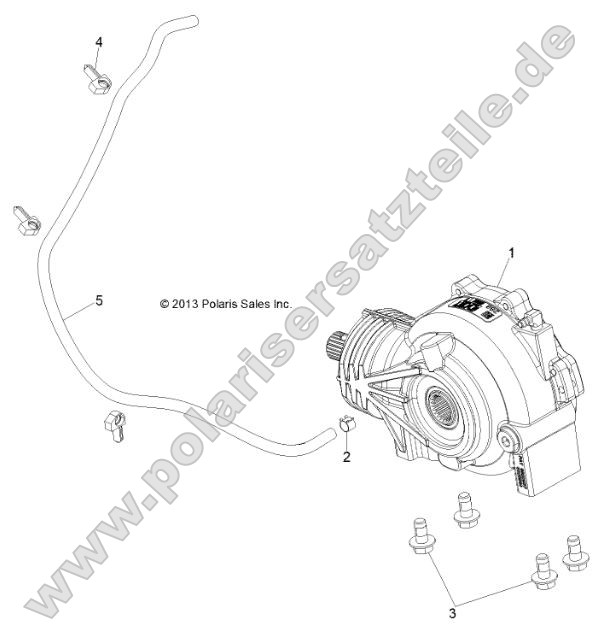 Drive Train, Front Gearcase Mounting