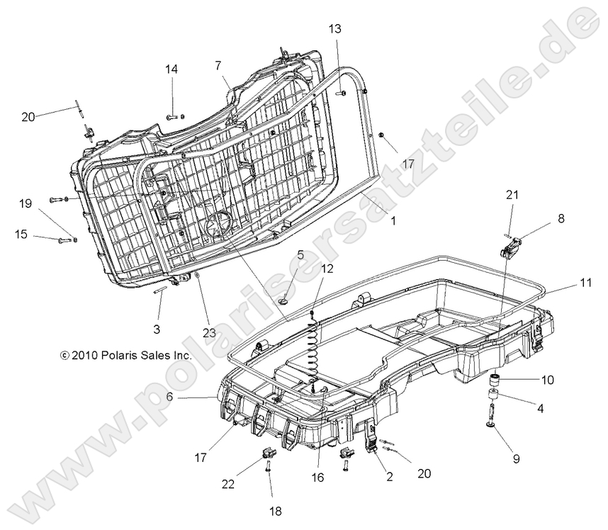 BODY, FRONT CARGO BOX
