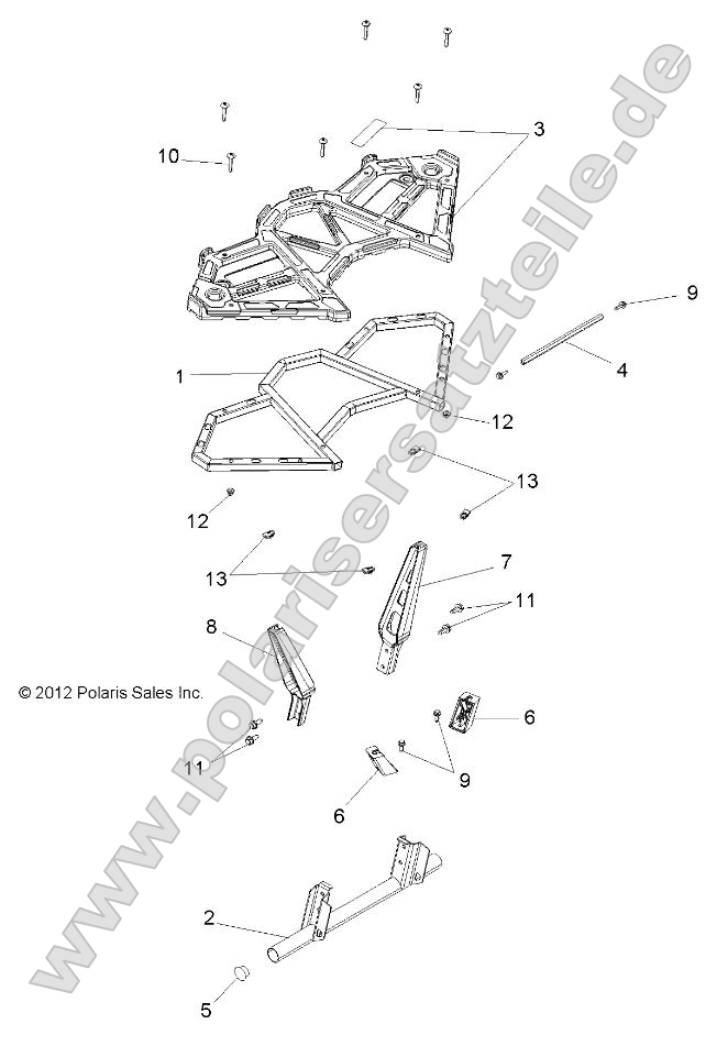 Body, Rear Rack Body, Rear Rack