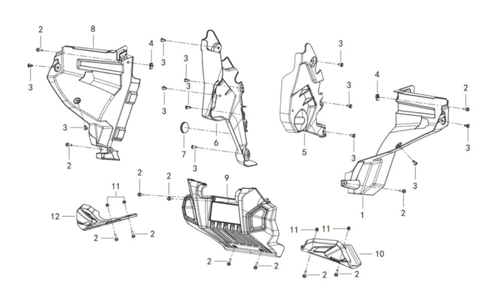 Innenkotflügel vorne