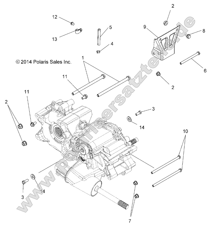 Drive Train, Main Gearcase Mounting Drive Train, Main Gearcase Mounting