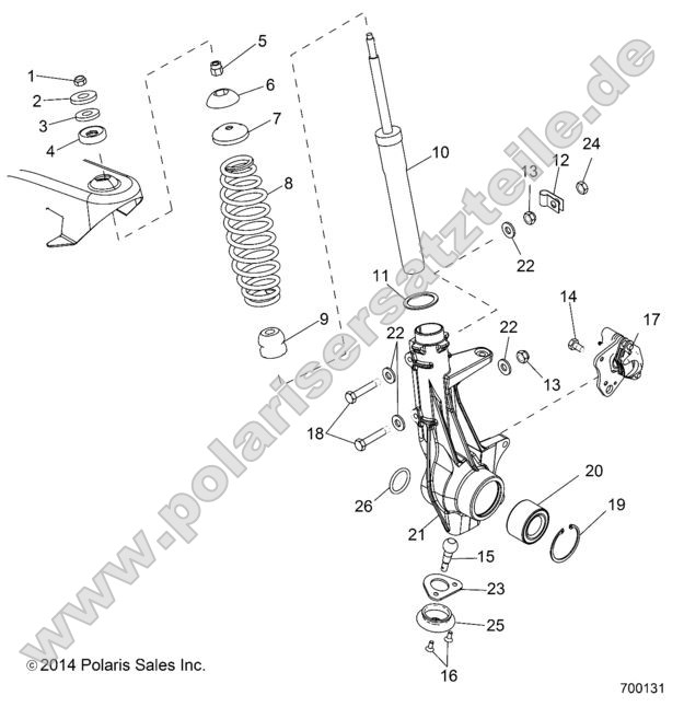 Suspension, Front Strut Suspension, Front Strut