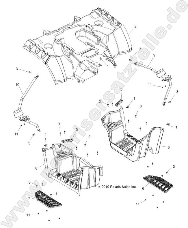 BODY, REAR CAB and FOOTWELL BODY, REAR CAB and FOOTWELL