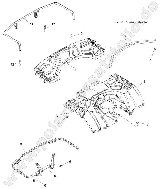 BODY, REAR CAB and REAR RACK