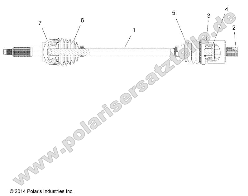 Drive Train, Rear Drive Shaft Drive Train, Rear Drive Shaft