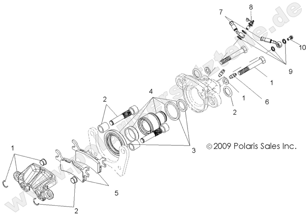 BRAKES, REAR CALIPER BRAKES, REAR CALIPER