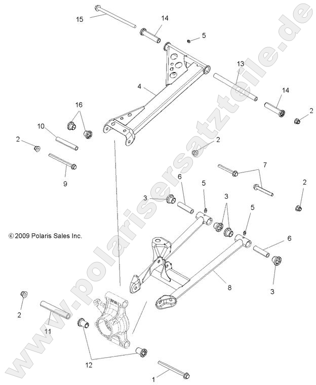 SUSPENSION, REAR SUSPENSION, REAR