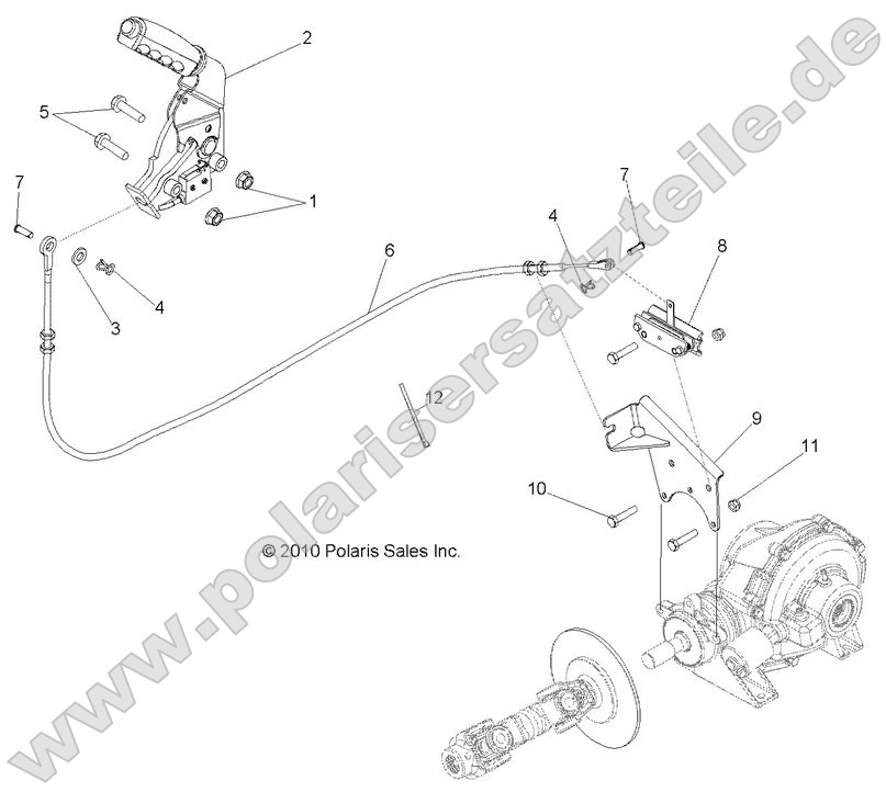 Brakes, Park Brake Asm.